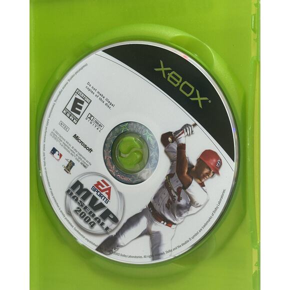 MVP Baseball 2004 Microsoft Xbox 2004 Box And Manual - Picture 5 of 5